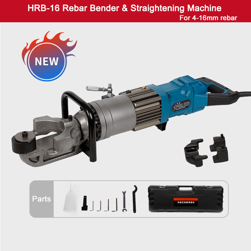 4-16mm Portable Rebar Bender & Straightening Machine 1100W HRB-16